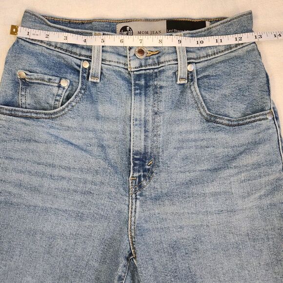 Levi Silver Tab Mom High Waist W26 L27  Blue Jeans - Picture 4 of 16